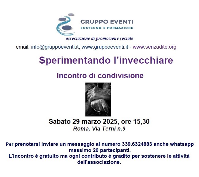 sperimentare l'invecchiare